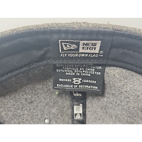 New Era Seattle Seahawks Super Bowl Champions Grey Fitted Hat Super Bowl XLVIII - Picture 10 of 15